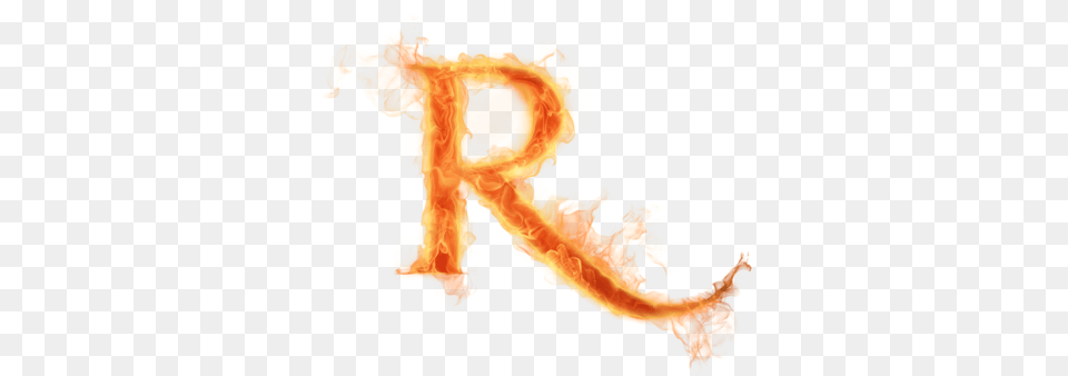 Burning Letter R Fire Letter R, Bonfire, Flame, Text Free Transparent Png