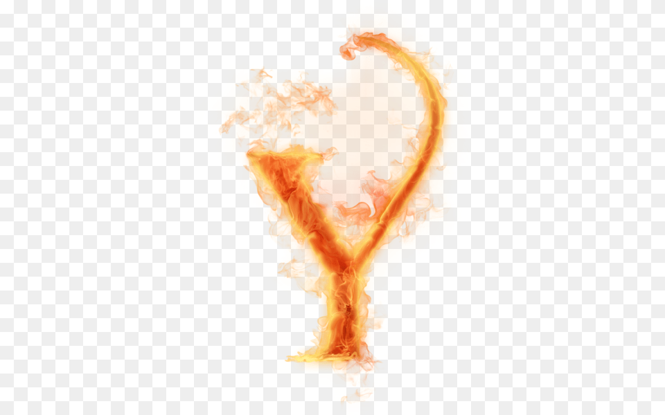 Burning Letter Y Fire Letter Y, Light, Adult, Female, Person Png