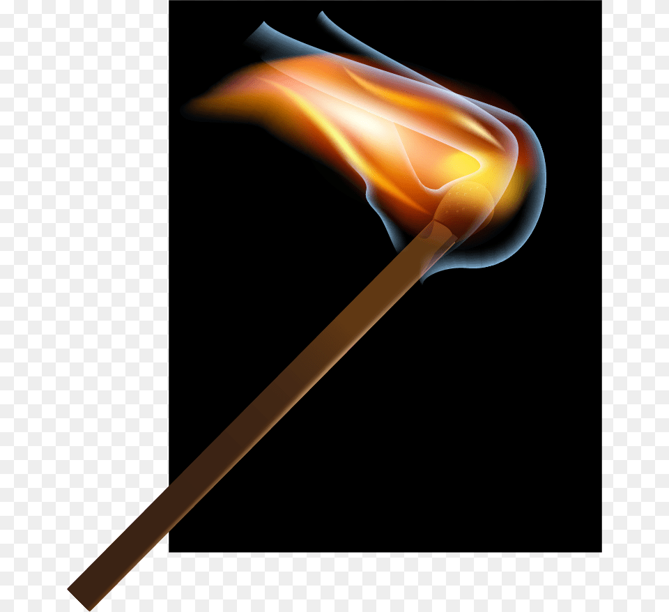Burning Match Recovered Flame, Light, Stick, Fire, Smoke Pipe Free Png Download