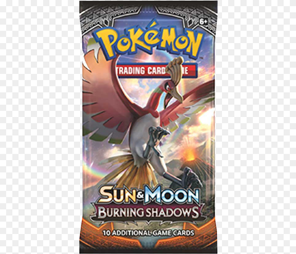 Burning Shadows Booster Pack, Book, Publication, Advertisement, Poster Free Transparent Png