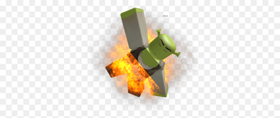 Burning Shrek Roblox Crystal, Fire, Flame, Bonfire Png