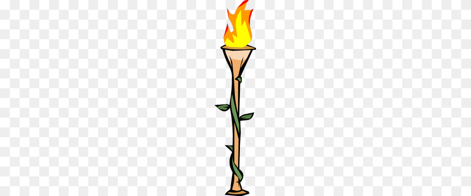 Burning Tiki Torch Transparent, Light, Person Png