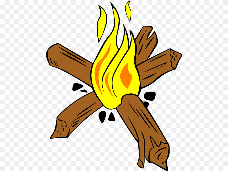 Burning Wood Transparent Woodpng Images Pluspng Star Fire For Camping, Flame, Adult, Female, Person Free Png Download