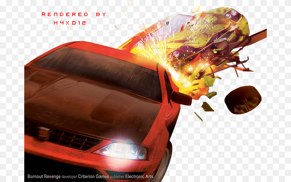 Burnout Revenge, Advertisement, Poster, Vehicle, Car Free Png
