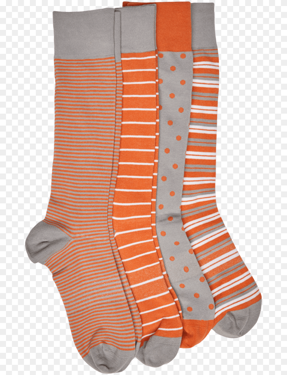 Burnt Orange Four Pack Sock, Clothing, Hosiery, Baby, Person Free Png Download