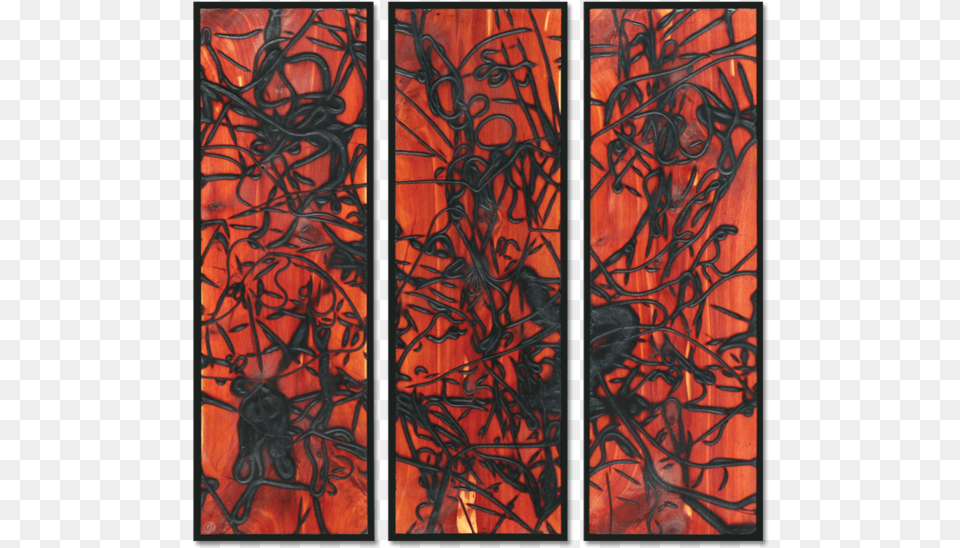 Burnt Panel Triptych No Triptych, Art, Modern Art, Collage Free Transparent Png