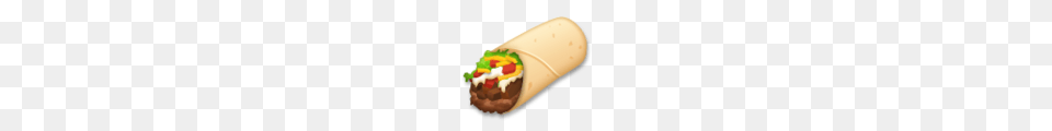 Burrito Emoji, Food, Sandwich Wrap Free Png Download