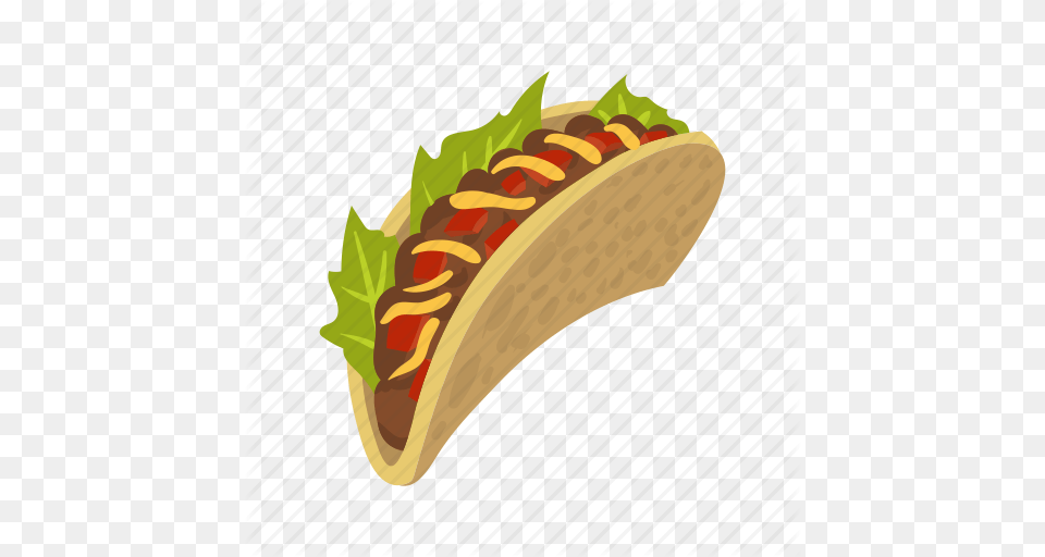 Burrito Fastfood Food Mexican Mustache Taco Wrap Icon, Dynamite, Weapon Png Image