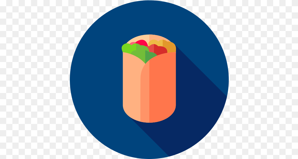 Burrito Icon Illustration, Food, Meal, Produce Free Transparent Png