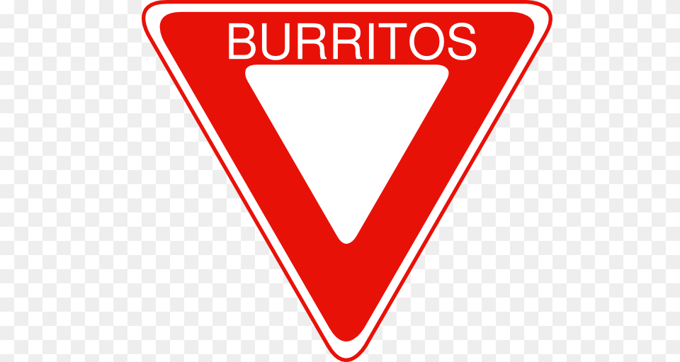 Burritos Clip Art, Sign, Symbol, Triangle, Road Sign Free Png Download