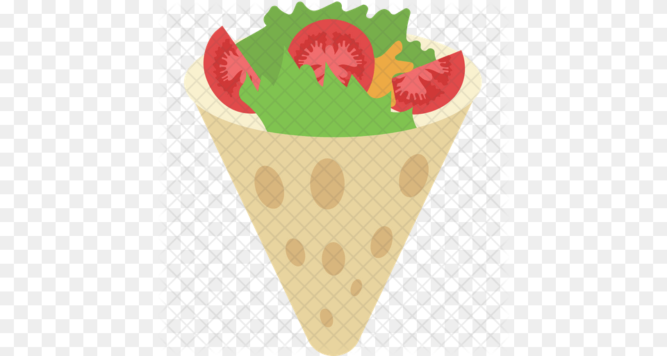 Burritos Icon Cone, Cream, Dessert, Food, Ice Cream Free Png