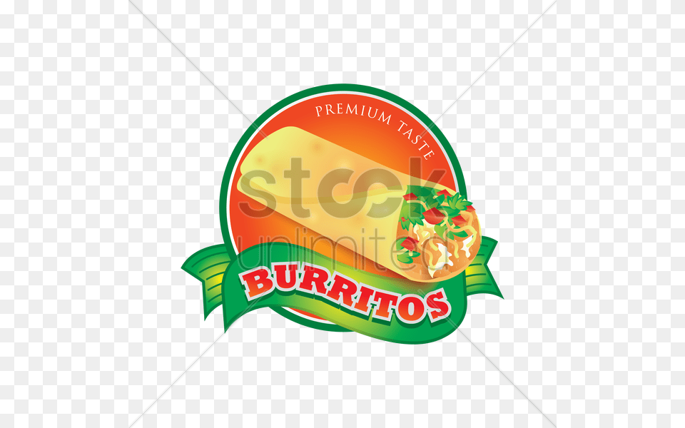 Burritos Label Vector Image, Food, Lunch, Meal Free Transparent Png