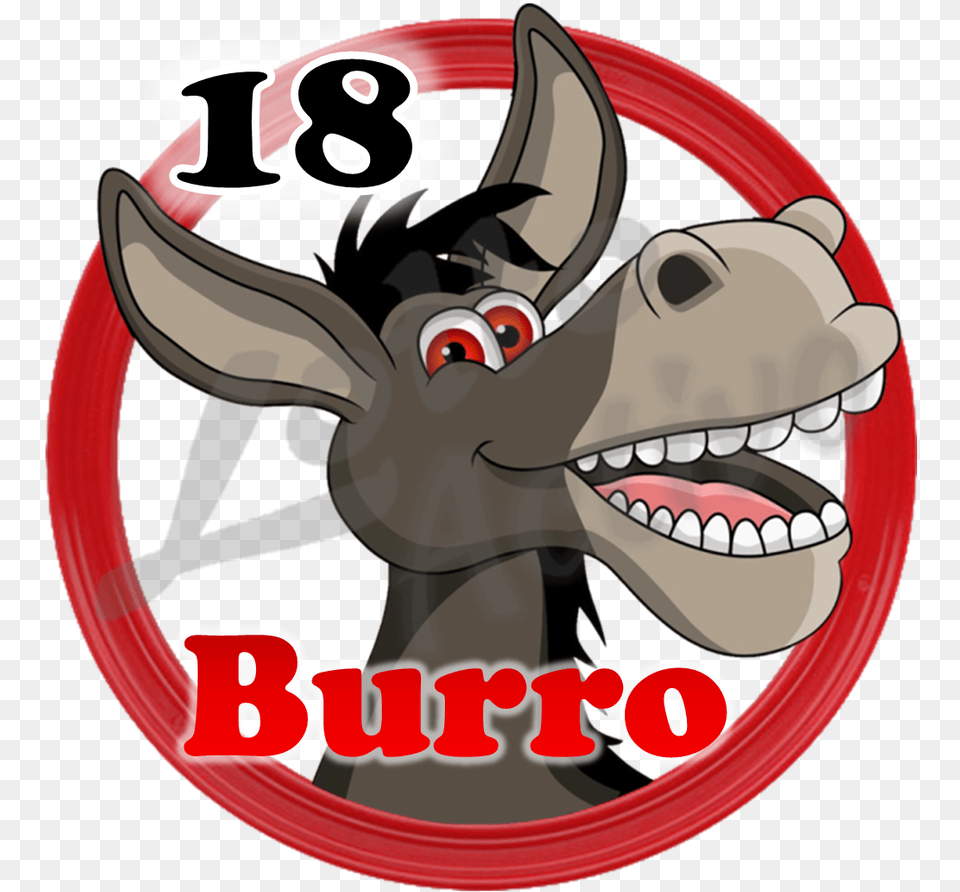 Burro Funny Donkey Cartoon, Animal, Mammal, Deer, Wildlife Free Png Download