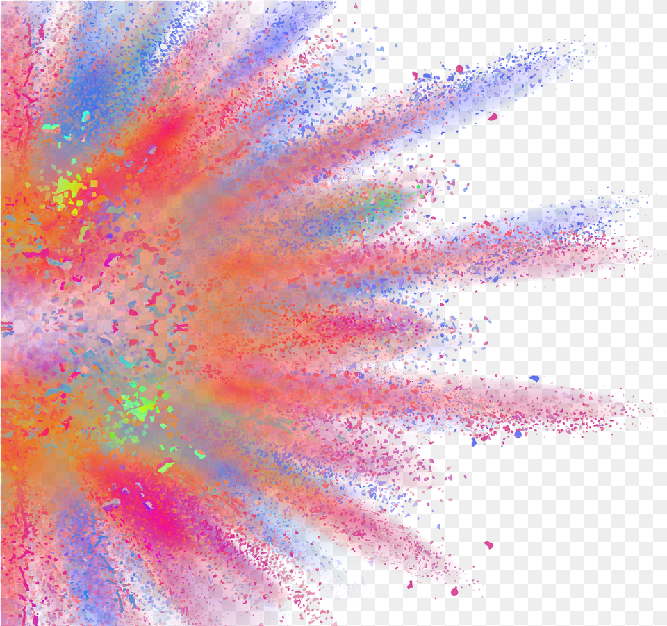 Burst Explosion Explode Colorful Colors Splatter Paint Explosion, Accessories, Pattern, Ornament, Fractal Free Transparent Png