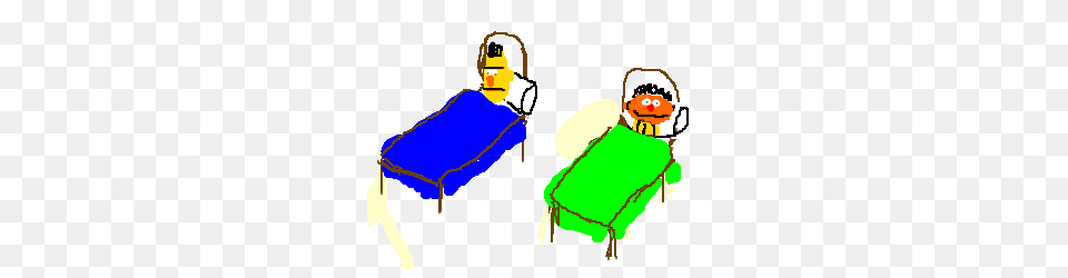 Burt Ernie In Bed, Person, Baby, Face, Head Free Png