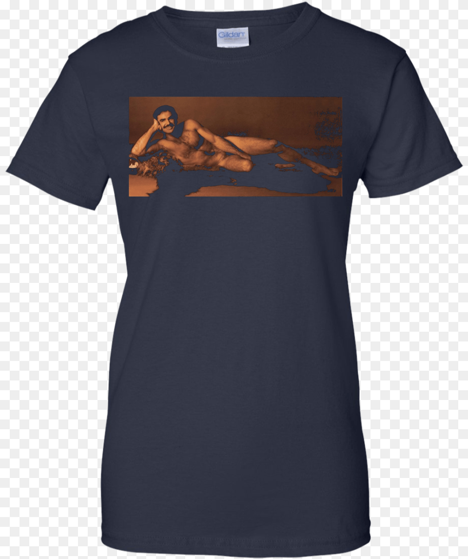 Burt Reynolds Iconic Playgirl Pose Playgirls Logo, Clothing, T-shirt, Adult, Male Free Png