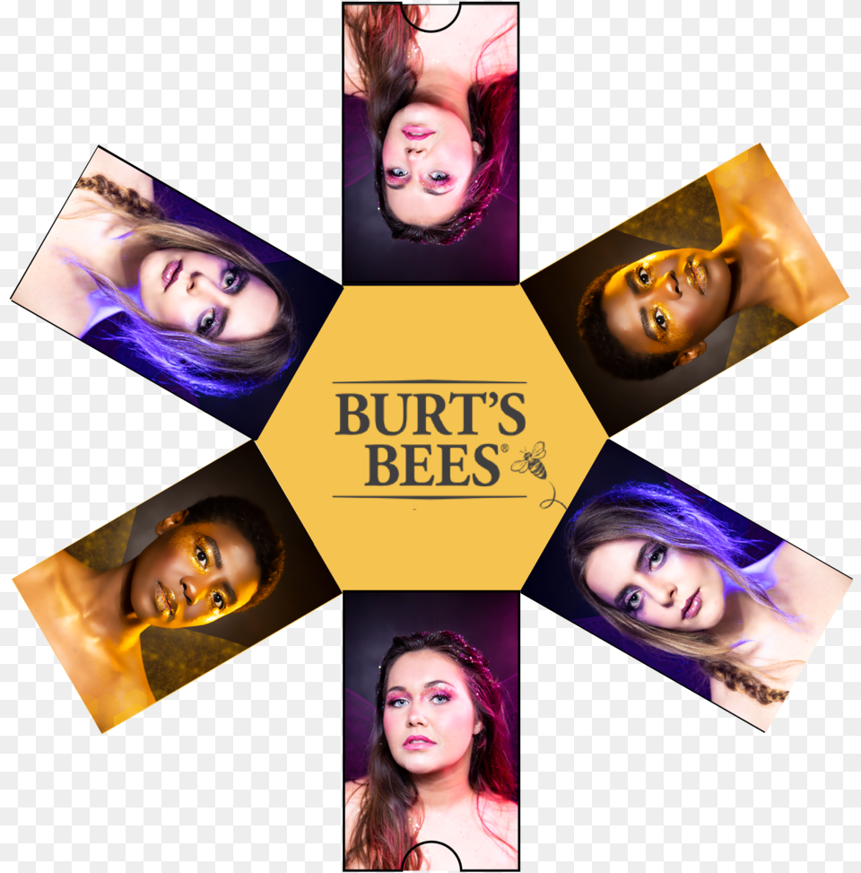 Burts Bees Fairies U2014 Ariel Lee Creative Direction Hair Design, Adult, Person, Female, Collage Free Png Download