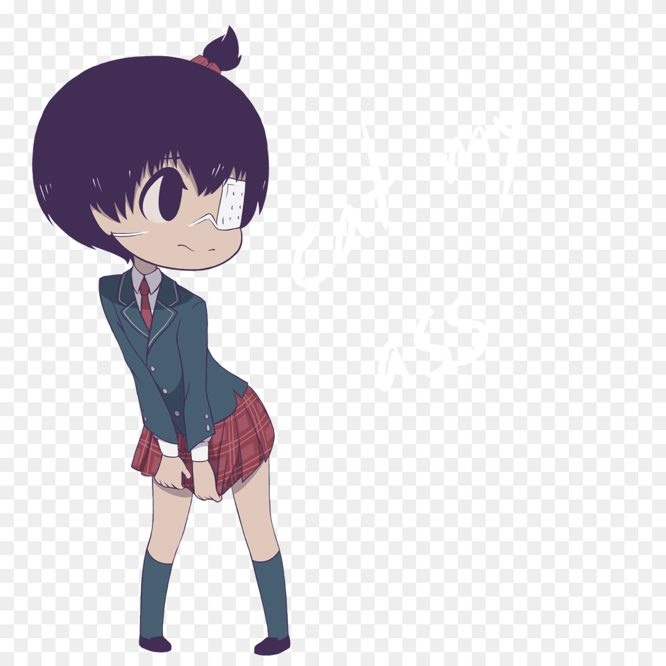 Bury Me In Tokyo Ghoul Cafeghoul Kaneki Bb In A Skirt, Person, Anime, Face, Head Png Image