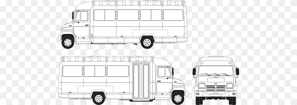 Bus Transportation, Van, Vehicle, Minibus Free Transparent Png