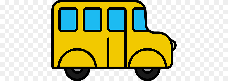 Bus Transportation, Vehicle, School Bus, Moving Van Free Transparent Png