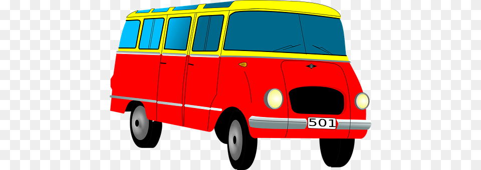 Bus Transportation, Vehicle, Minibus, Van Png Image