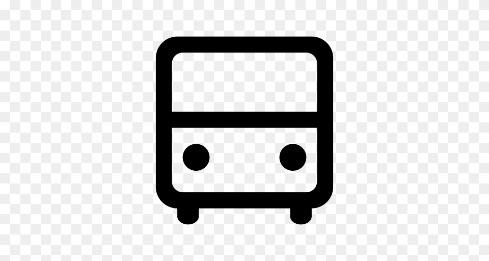 Bus A Icon With And Vector Format For Unlimited, Gray Free Png