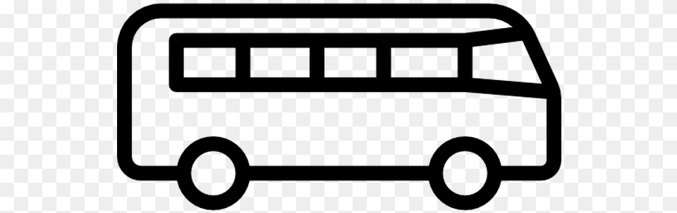 Bus Animation Black And White, Gray Png Image