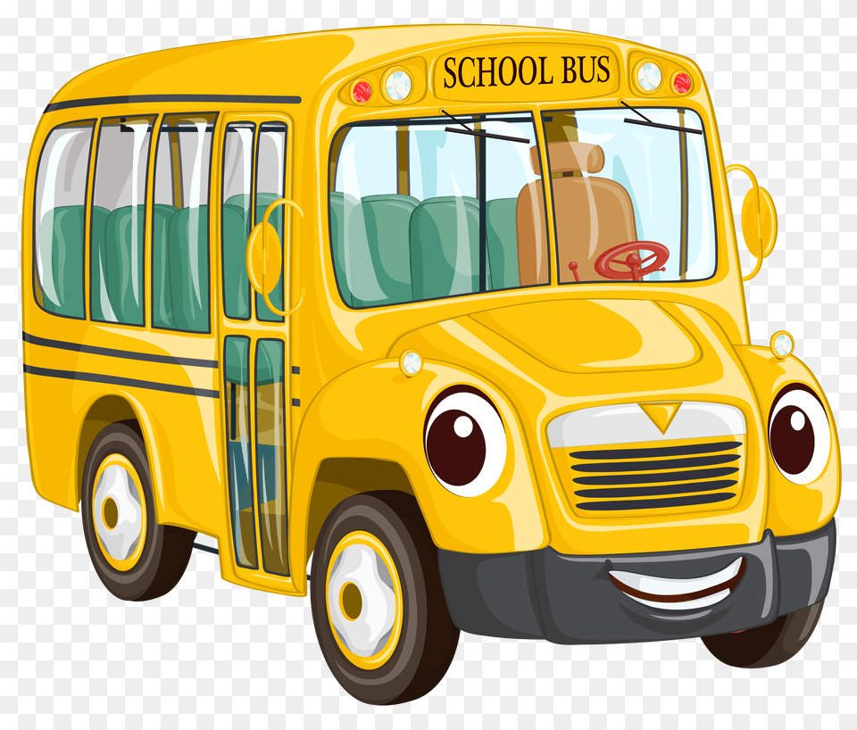 Bus Background Cliparts, Transportation, Vehicle, School Bus Free Png