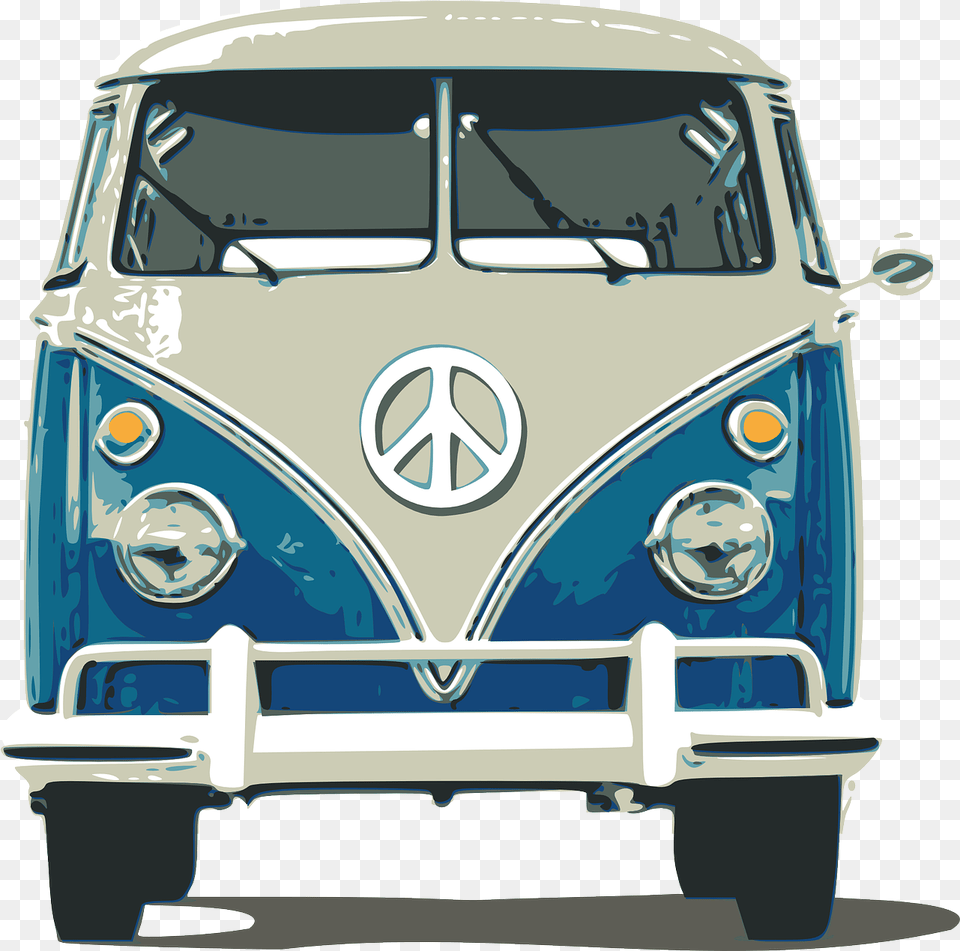 Bus Car Van Vw Bus, Caravan, Transportation, Vehicle, Minibus Free Png