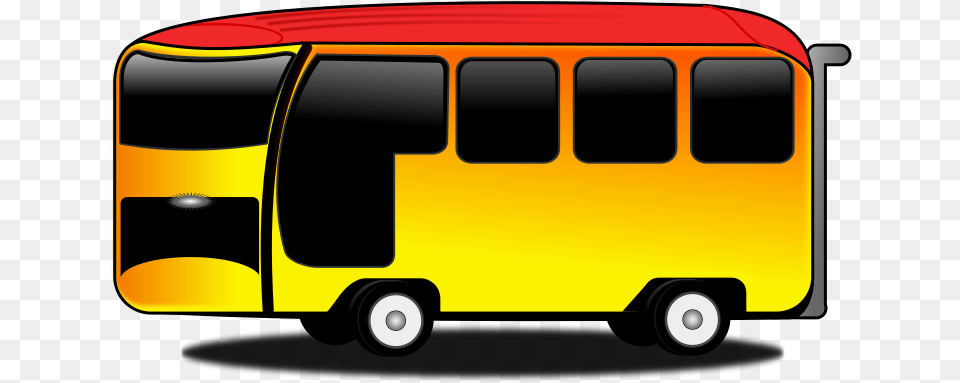 Bus Cartoon Cartoon Transparent Bus, Transportation, Vehicle, School Bus, Car Free Png Download