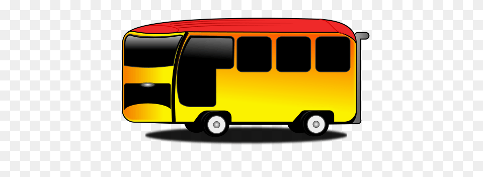 Bus Cartoon Design Clip Arts For Web, Transportation, Vehicle, School Bus, Moving Van Free Png Download