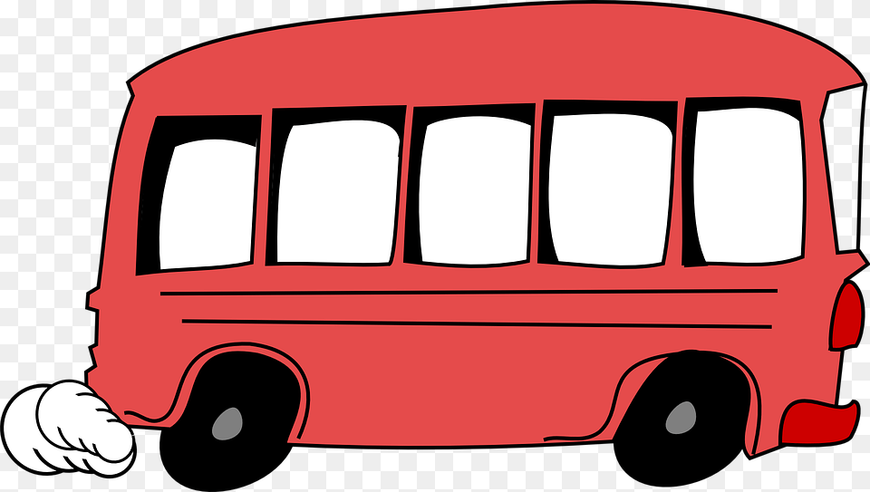 Bus Clip Art, Transportation, Vehicle, Minibus, Van Free Png