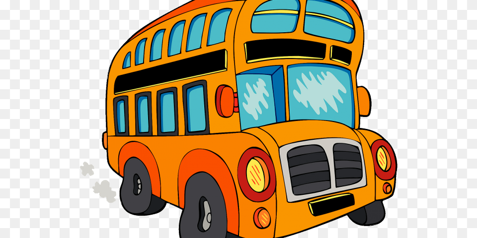 Bus Clipart Animated Bus Clipart, School Bus, Transportation, Vehicle Png Image