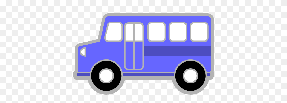 Bus Clipart Cute, Minibus, Transportation, Van, Vehicle Free Png