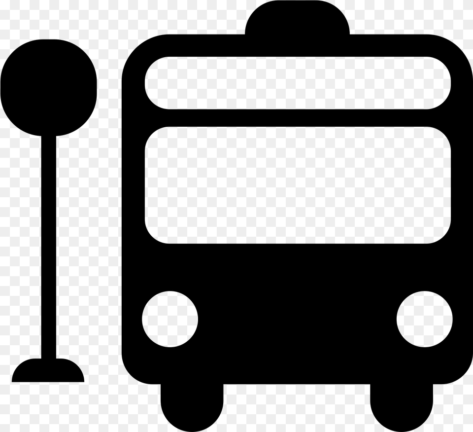 Bus Clipart Shop Of Cliparts Bus Stop Vector, Gray Free Png