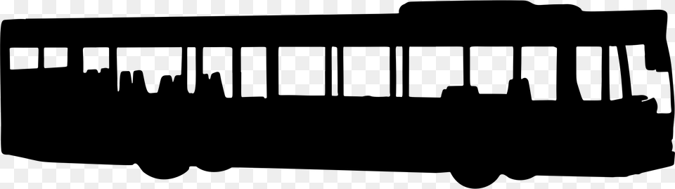Bus Clipart Silhouette, Gray Free Png Download