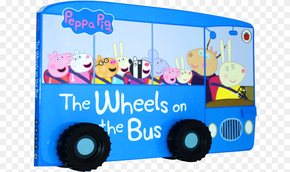 Bus De Peppa Pig, Transportation, Vehicle, Machine, Wheel Free Png Download