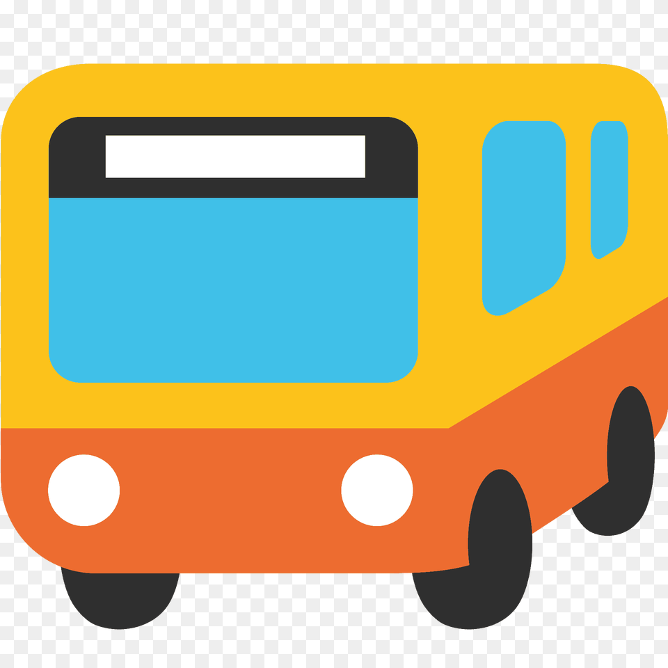 Bus Emoji Clipart, Transportation, Vehicle, Moving Van, Van Free Png