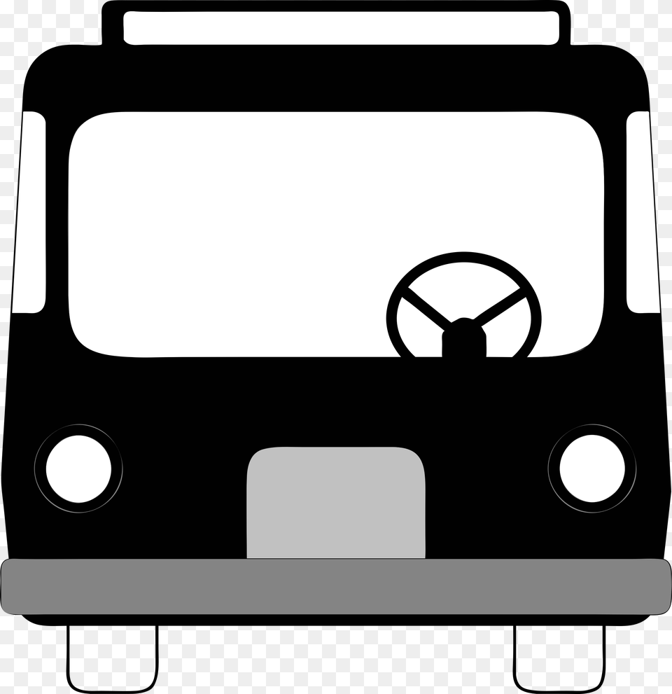 Bus Front View Clip Arts Bus Clipart Front, Vehicle, Transportation, Device, Tool Png