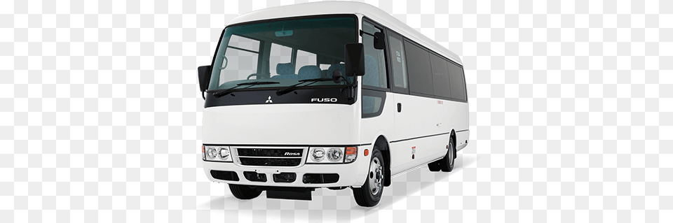 Bus Front View Mitsubishi Fuso Bus Ac Electric Diagram, Transportation, Vehicle, Minibus, Van Free Png Download