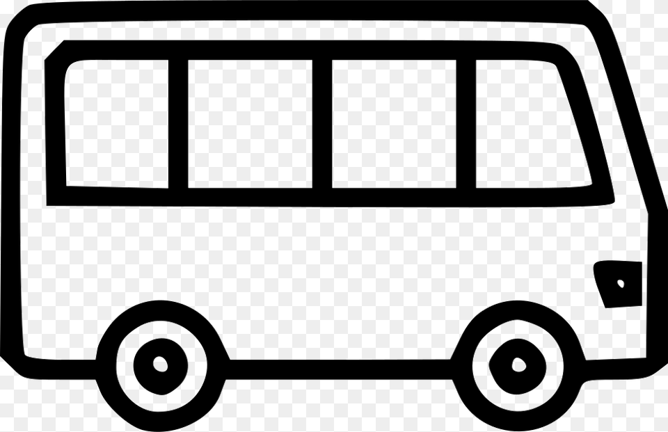 Bus Icon Download, Minibus, Transportation, Van, Vehicle Png Image