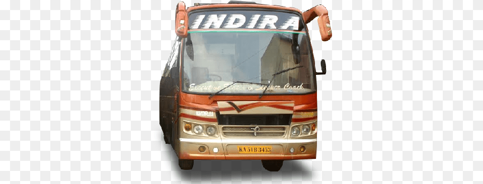Bus Indira Travels Pondicherry, Transportation, Vehicle, Moving Van, Van Free Png
