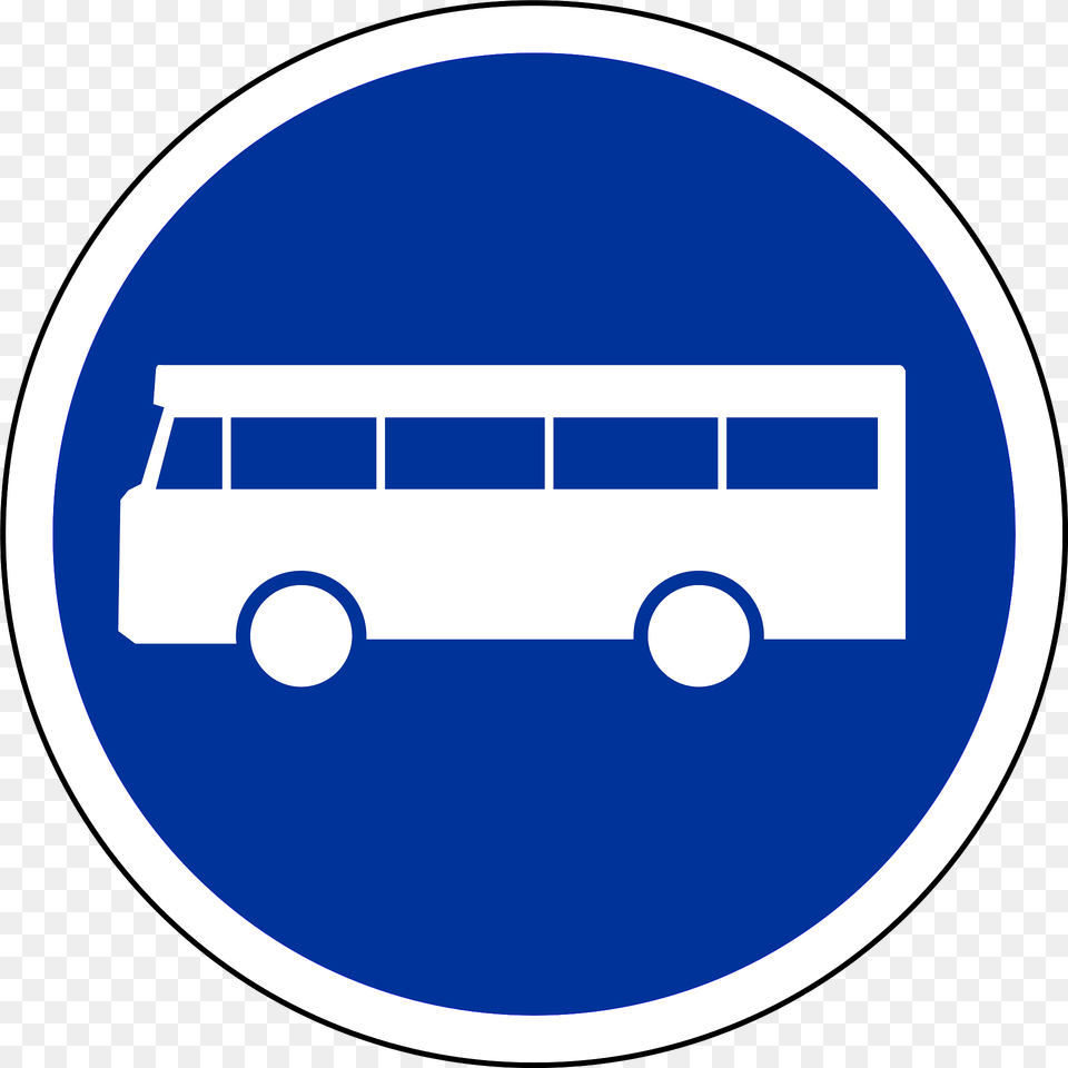 Bus Lane Clipart, Transportation, Vehicle, Disk Free Transparent Png