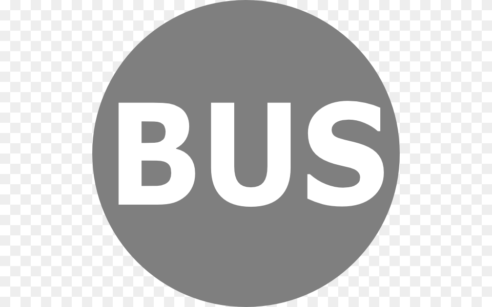 Bus Logo Grau Svg Clip Arts Bus Symbol, Disk Free Png