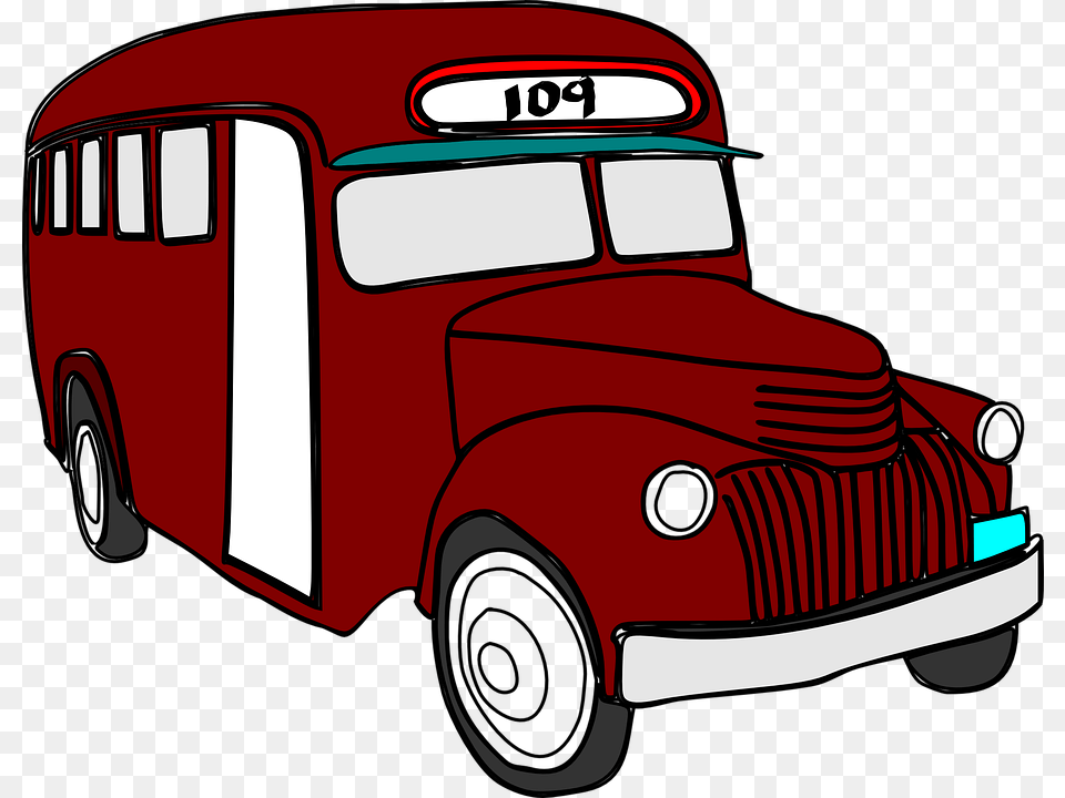 Bus Public Transportation Vehicle Automobile Colectivo Vector, Car, Machine, Wheel Free Png