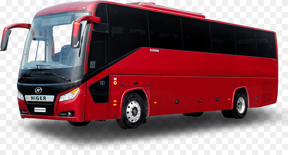 Bus Red Higer, Transportation, Vehicle, Tour Bus, Machine Free Transparent Png