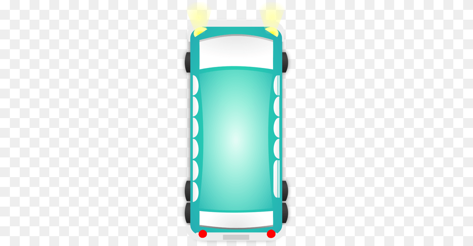 Bus Roof View Vector Illustration Van Top View, Mailbox Free Png