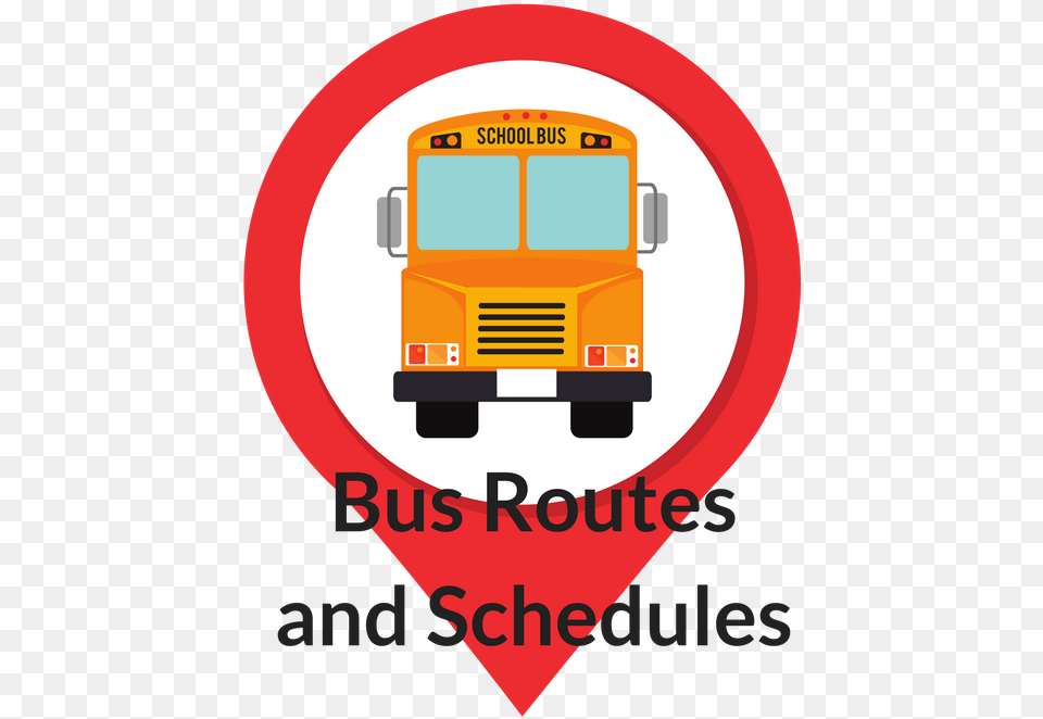 Bus Routes Illustration, Transportation, Vehicle, School Bus, Machine Free Transparent Png