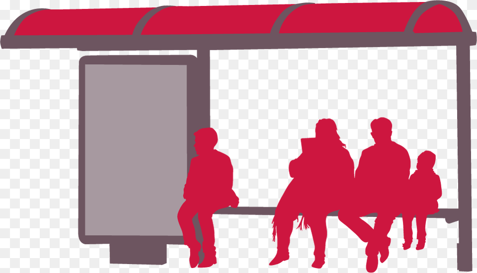 Bus Stop 2 Red Bus Stop Clipart, Architecture, Building, Bus Stop, Shelter Png Image