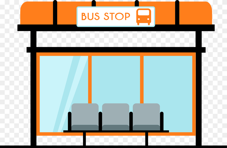 Bus Stop Clipart, Bus Stop, Outdoors Free Transparent Png
